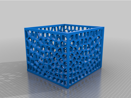 Voronoi caixas fraco 3d print model - Mito3D