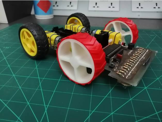 neumático arduino orientado motor umer3d 3D print model - Mito3D