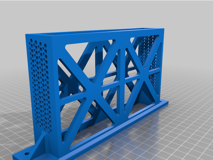 tp link tl er605 Gestell montieren 1u Panel 3d print model - Mito3D