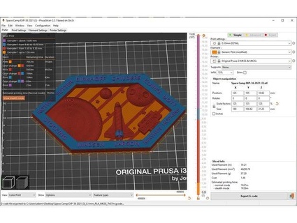 espacio acampar educadores destino misión parche cienciarothas 3d print model - Mito3D