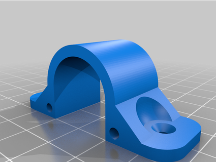 tubo flessibile cavo morsetto impostato ponte spiedo 3d print model - Mito3D