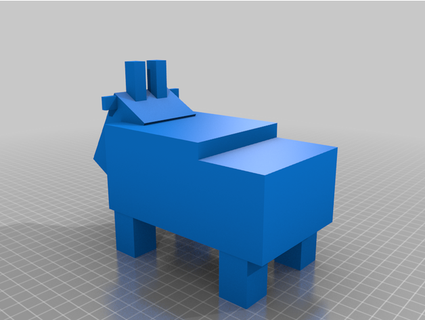 minecraft goat synchlink 3d print model - Mito3D