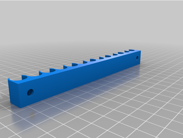 biltema presision screwdriver set holder pegboard creativeflug 3D print model - Mito3D