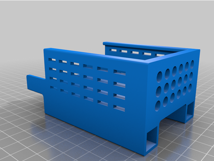 stratux décalage monter jsacbuilder 3d print model - Mito3D