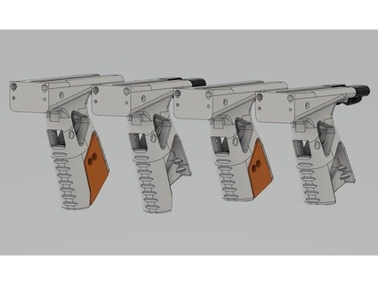 stubby caliburn & talonclaw grips sillybutts 3d print model - Mito3D