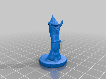 wizard miniature cartooncorpse 3d print model - Mito3D