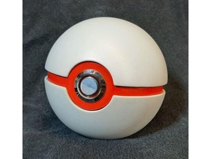 pokeball - weighted opening light button ibuildrobots 3d print model - Mito3D