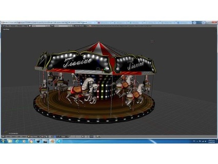 carrousel danielallemand 3d print model - Mito3D