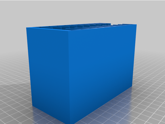 3d slash tray storage 10x big q 3D print model - Mito3D