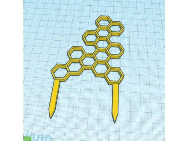 Bienenwabe Gitter Design 1 rkxone 3D print model - Mito3D