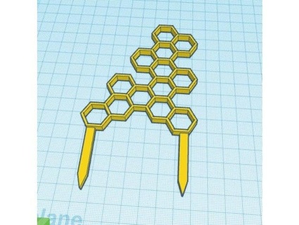 honeycomb trellis design 1 rkxone 3d print model - Mito3D