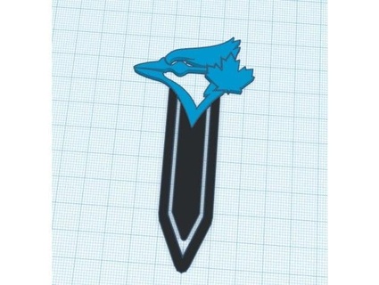 blue jays bookmark rkxone 3d print model - Mito3D