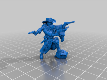 alien gunslinger hat chimerus 3d print model - Mito3D