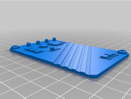 circuit carte subventionner 3d print model - Mito3D