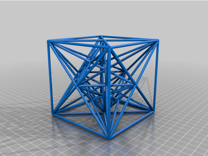 métatron cube svetlitsky sv 3d print model - Mito3D