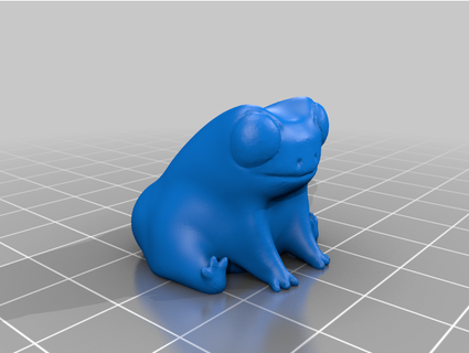 fred frog butt thicc thebrotherbean 3d print model - Mito3D
