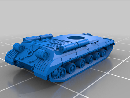 6mm is 3m mbt 39 centaine 3d print model - Mito3D