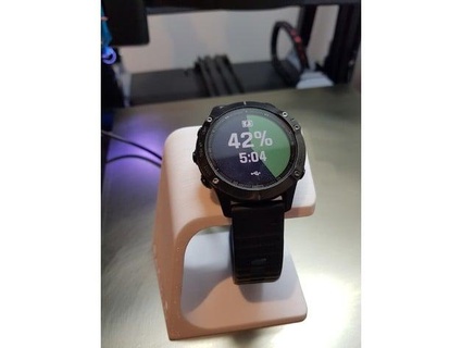 garmin fenix 6 mise charge supporter macwillow 3d print model - Mito3D