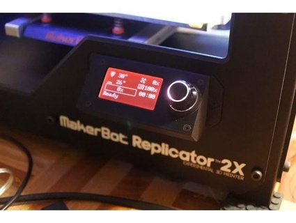 mini12864 lcd Anzeige montieren Replikator 2x zinn008 3d print model - Mito3D