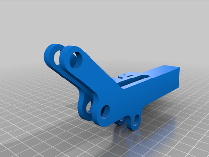 crealidad cr 10s Pro v2 filamento guía rail cuatripotencia 3d print model - Mito3D