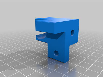camping table support clip extruded realities 3d print model - Mito3D