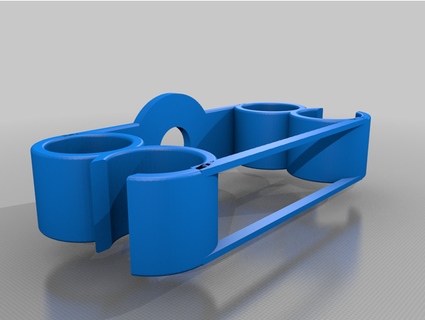 shisha mangueira suporte reforçado peixeiro 3d print model - Mito3D