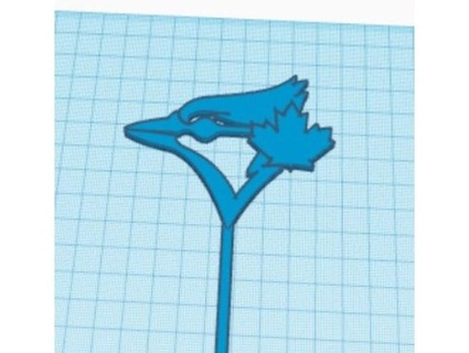 logo stakes blue jays rkxone 3d print model - Mito3D