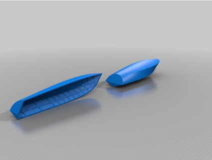 runabout modello energia barca più spesso scafo 3dmaterializer 3d print model - Mito3D