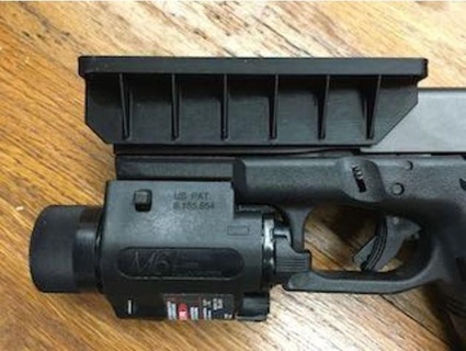 magnético pistola soporte peliculasfelices 3d print model - Mito3D