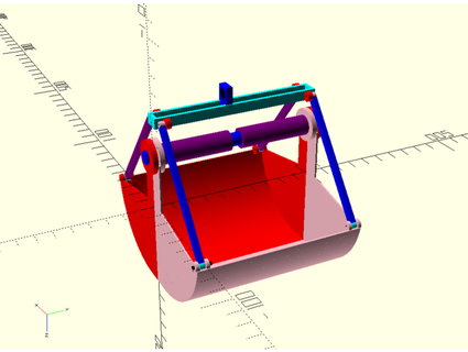 jouets boys grue clapet saisir seau openscad CSV stollew 3d print model - Mito3D