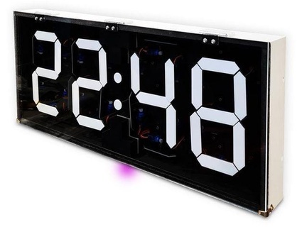 7 segment afficher servo l'horloge nias123 3d print model - Mito3D