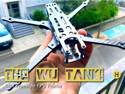 wu tank micro freestyle fpv frame ledroneclub 3d print model - Mito3D