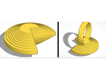 Pac Man bague kovabunch 3d print model - Mito3D