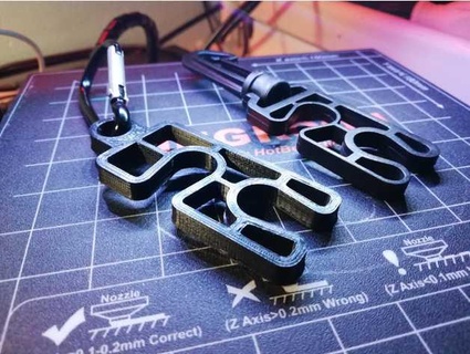 mergulho mangueira suporte clipes dany s02 3d print model - Mito3D