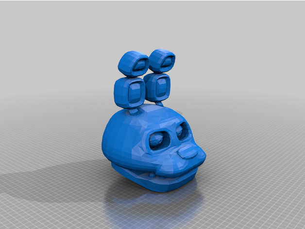 bonnie cabeza fnaf pinkdonut274650 3D print model - Mito3D