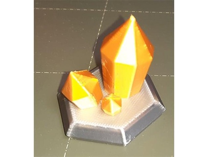 gold nugget ore 3dtwinkie 3d print model - Mito3D