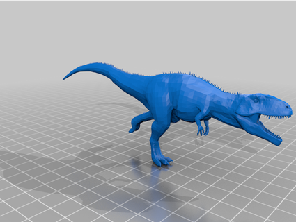 giganotossauro dinoking27 3d print model - Mito3D
