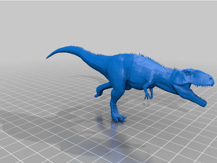 giganotosaure dinoking27 3d print model - Mito3D