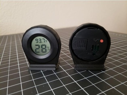 themometer hygrometer holder zetaforge 3d print model - Mito3D