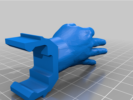 hand circle filament guide kajnkreator 3d print model - Mito3D