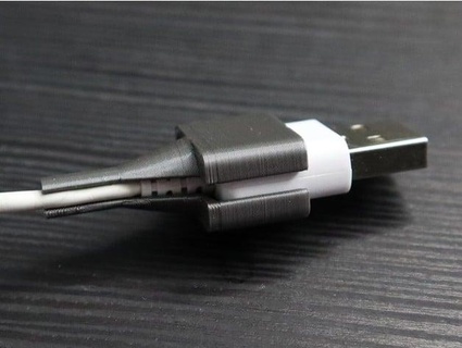 USB Kabel Schutz cad Dateien Darm 3d print model - Mito3D