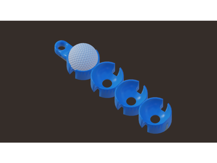 Golf Ball Halter Unterstützung runutes 3d print model - Mito3D