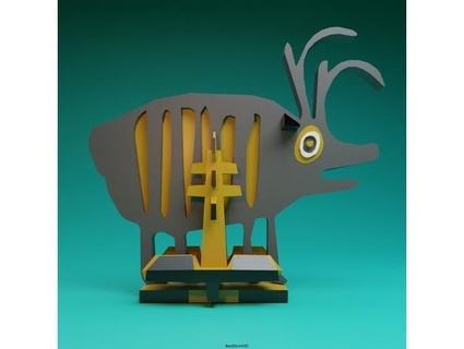 deer scales alexstormnd 3d print model - Mito3D