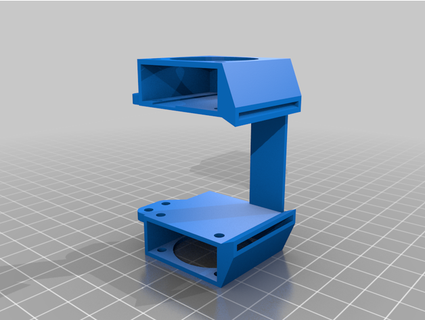 ultimaker 2 fan shroud mount blower iopplm 3d print model - Mito3D
