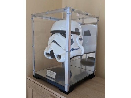 stormtrooper helmet display case base nm72 3d print model - Mito3D