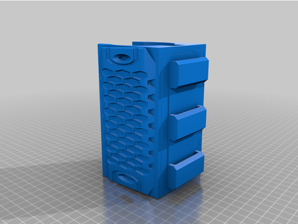 50 pod molle case skywaver 3d print model - Mito3D