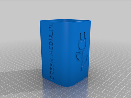 escritorio lápiz soporte greenmediapl 3d print model - Mito3D