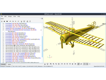static biplane inspired balsa model dlbain 3d print model - Mito3D