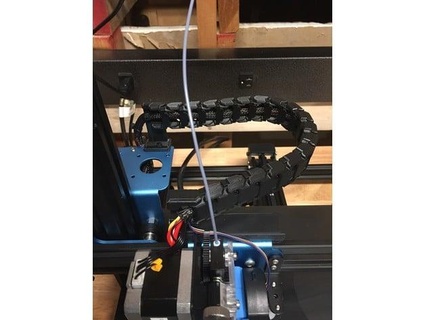 cr-10 v3 hot end cable chain mfetting 3d print model - Mito3D
