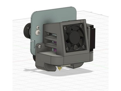 ender 5 Hotend ventilador kambal 3d print model - Mito3D